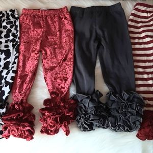 4-pr girls Icings & Bells leggings Size 18 months